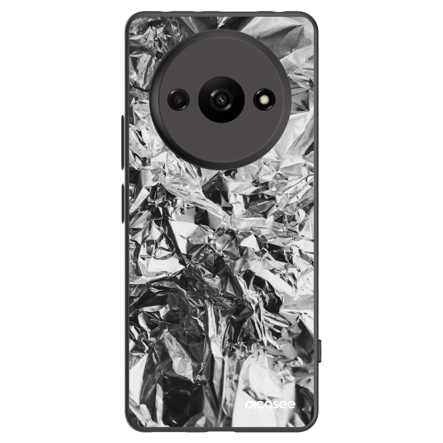 Picasee husă neagră din silicon pentru Xiaomi Redmi A3 - Chrome