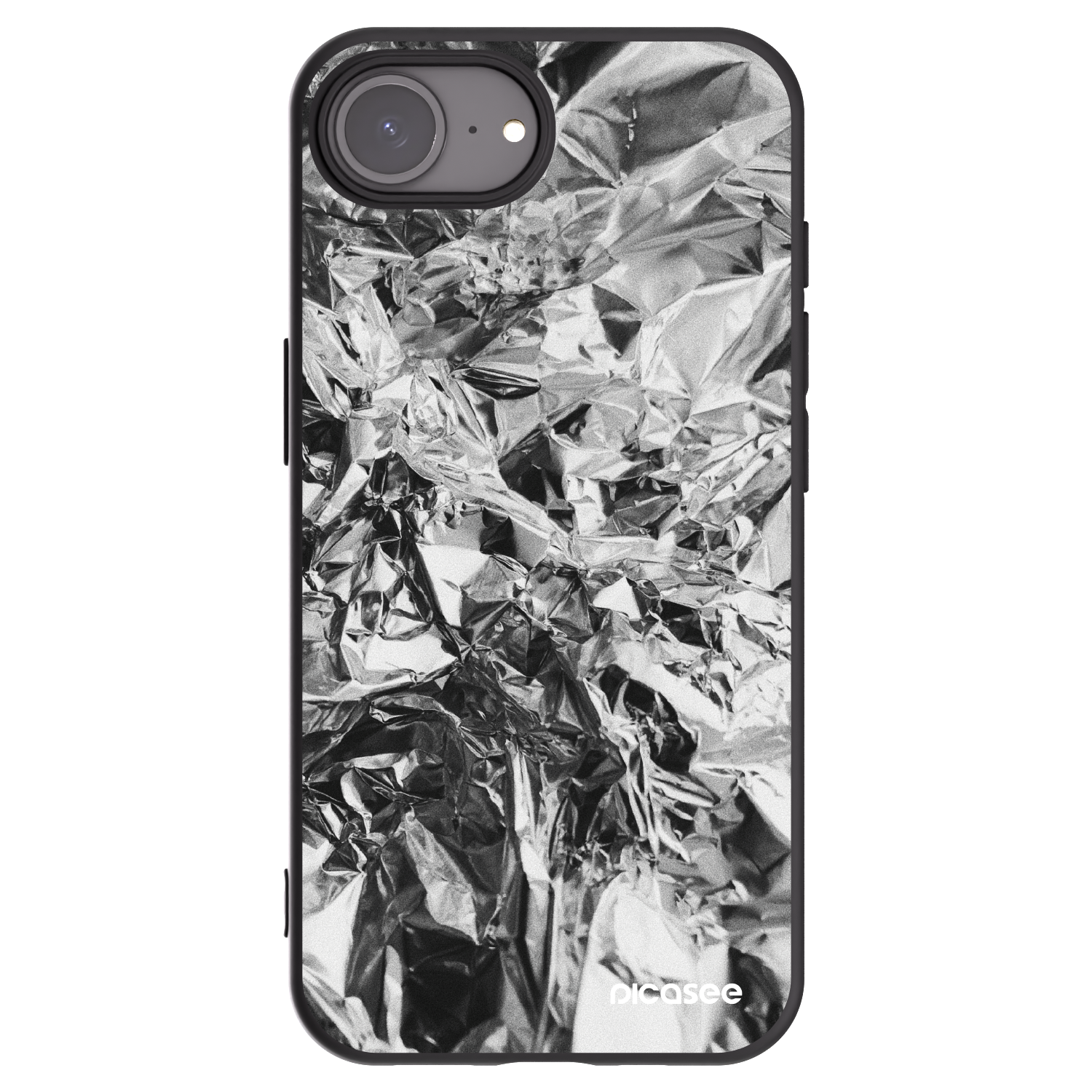 Picasee husă neagră din silicon pentru Apple iPhone 16e - Chrome