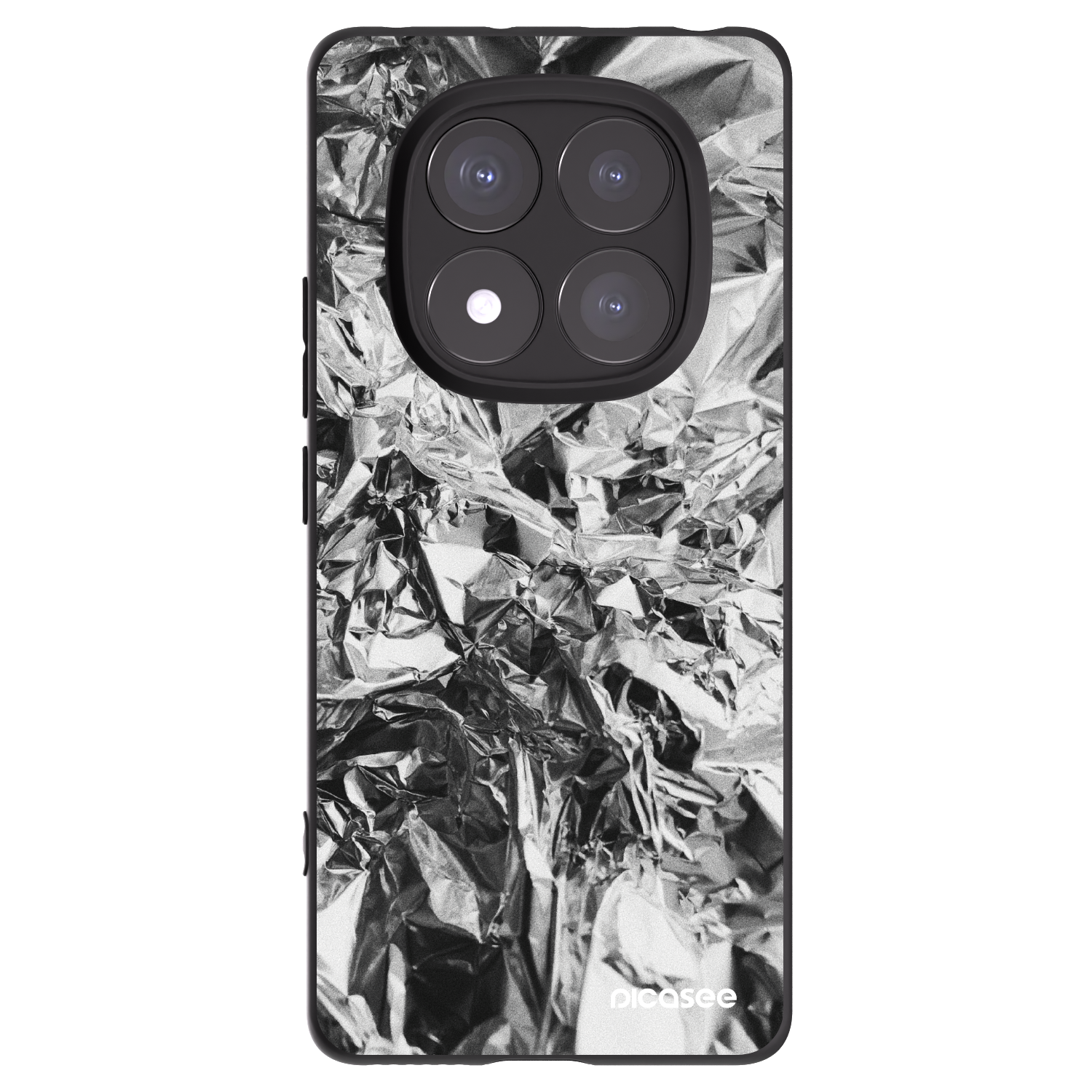 Picasee husă neagră din silicon pentru Xiaomi Redmi Note 14 Pro+ 5G - Chrome
