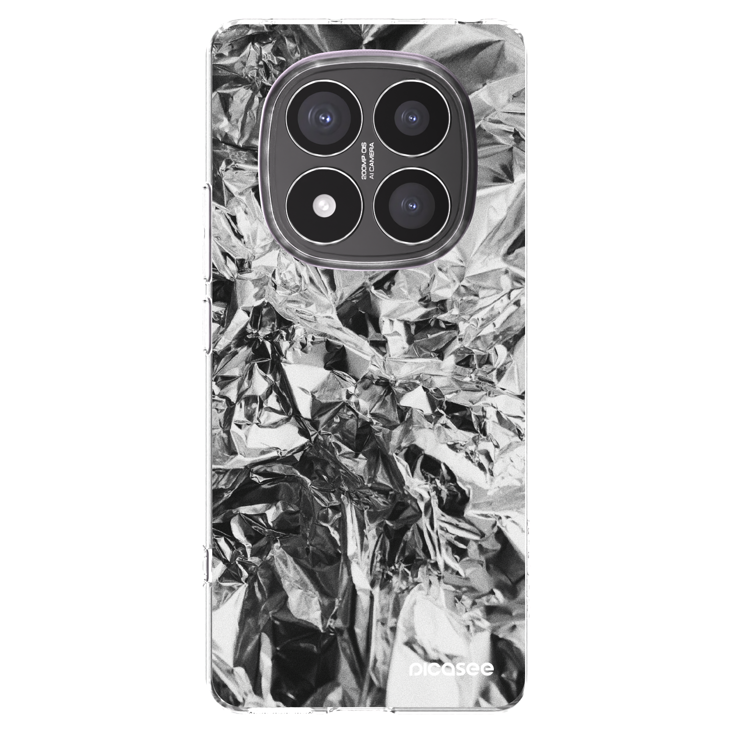 Picasee husă transparentă din silicon pentru Xiaomi Redmi Note 14 Pro+ 5G - Chrome