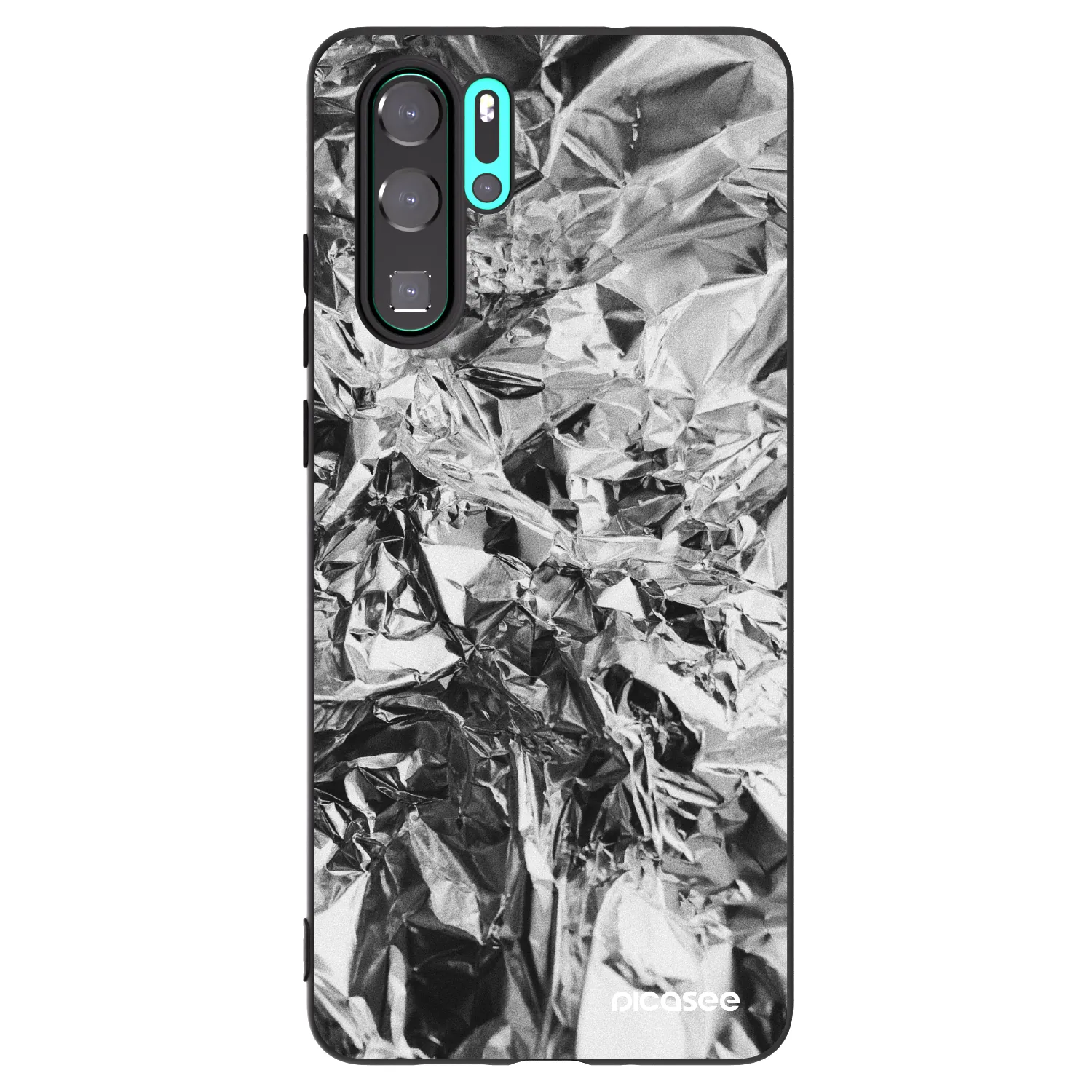 Picasee husă neagră din silicon pentru Huawei P30 Pro - Chrome