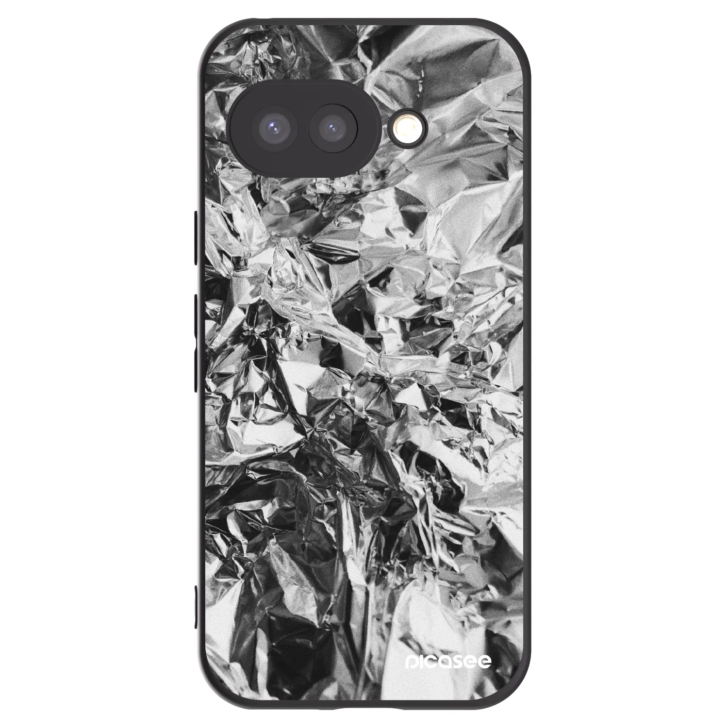 Picasee husă neagră din silicon pentru Google Pixel 9a - Chrome