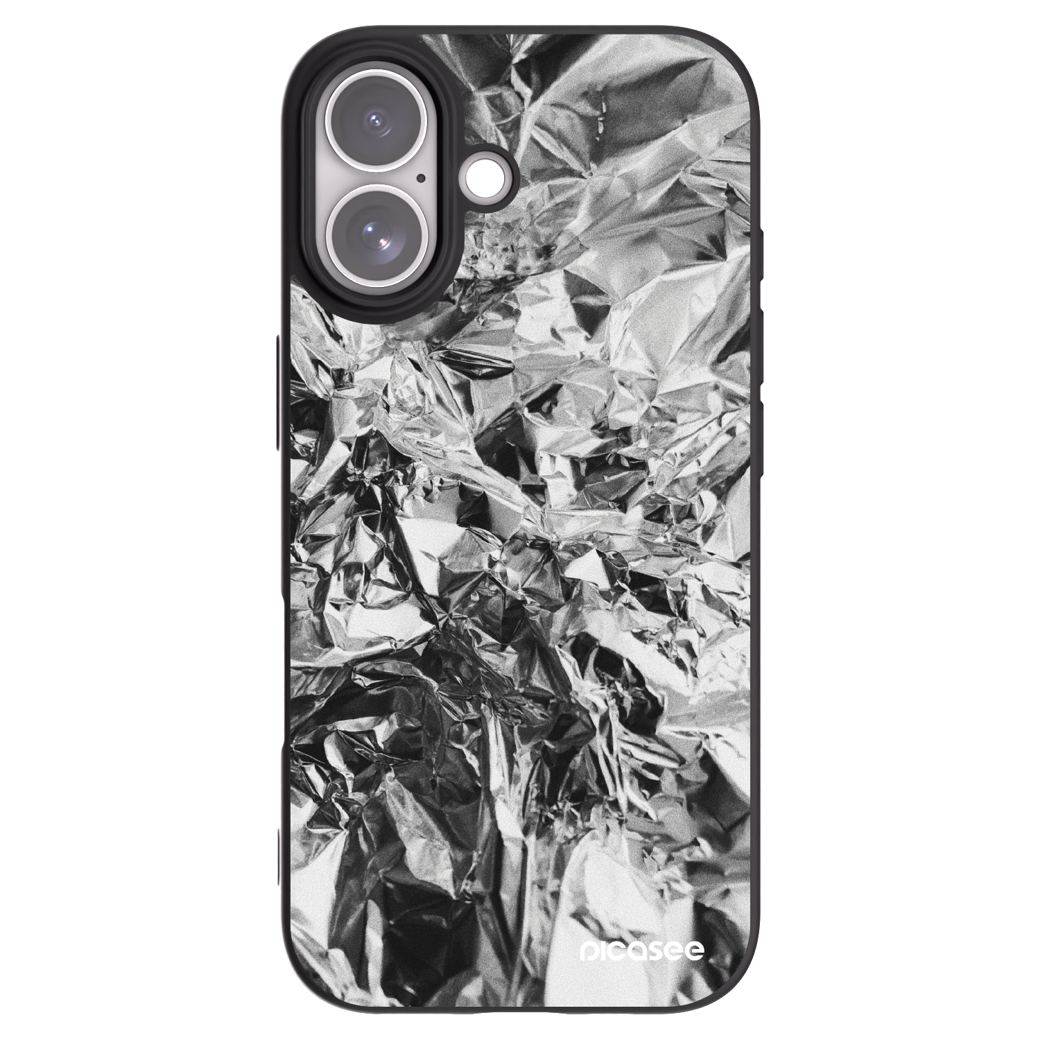 Picasee husă neagră din silicon pentru Apple iPhone 17 - Chrome