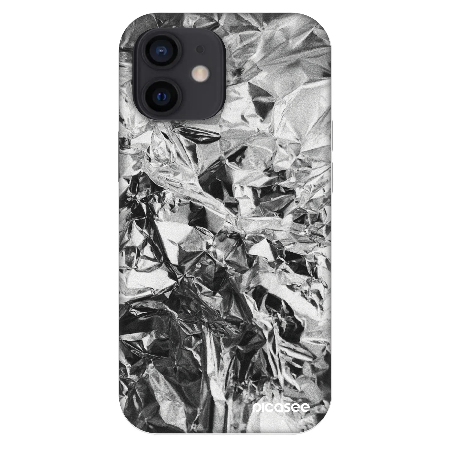 Picasee Fashion Case pentru Apple iPhone 12 mini - Chrome