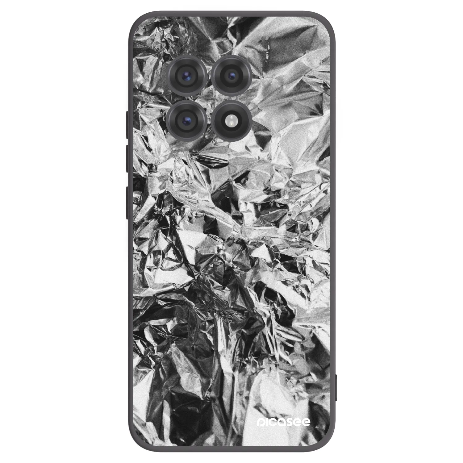 Picasee husă neagră din silicon pentru OnePlus 13R 5G - Chrome