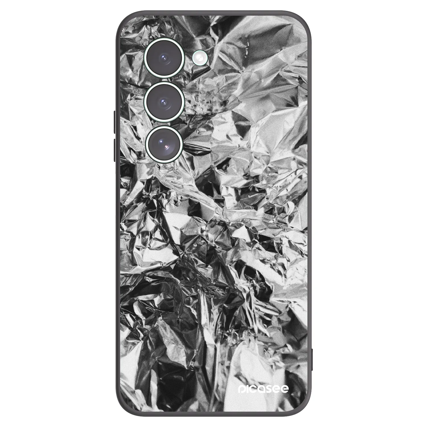 Picasee husă neagră din silicon pentru Xiaomi Redmi 15 5G - Chrome