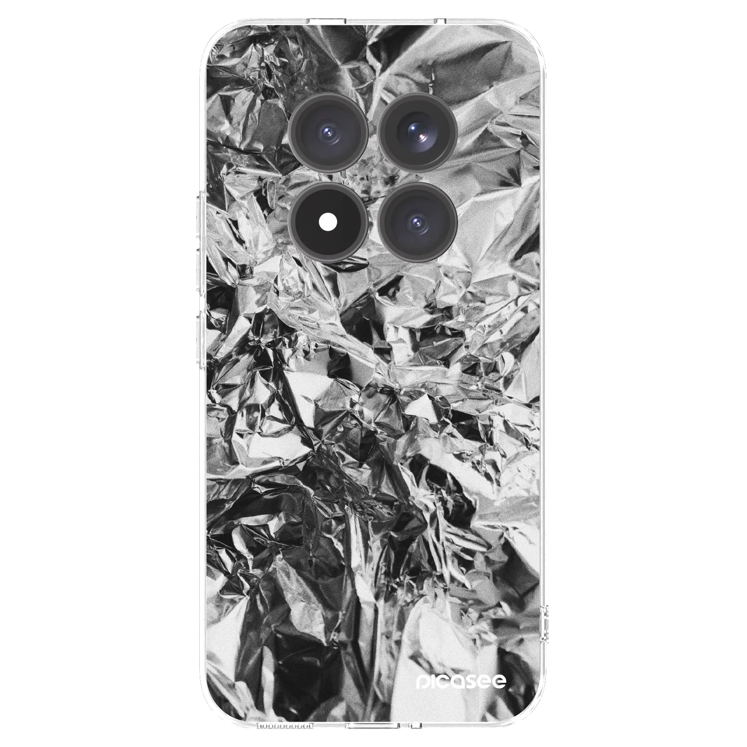 Picasee husă transparentă din silicon pentru Xiaomi Redmi Note 15 Pro+ - Chrome