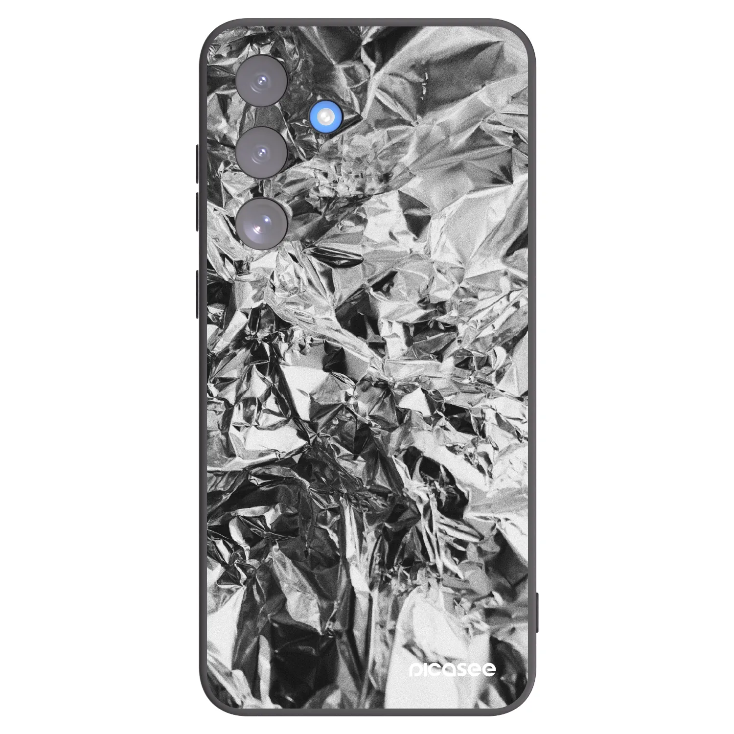 Picasee husă neagră din silicon pentru Samsung Galaxy S25 FE 5G - Chrome