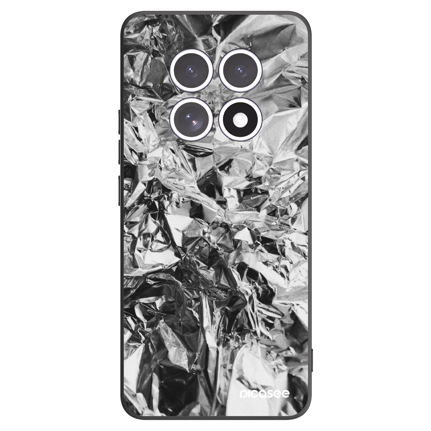 Picasee husă neagră din silicon pentru Xiaomi Redmi Note 15 - Chrome