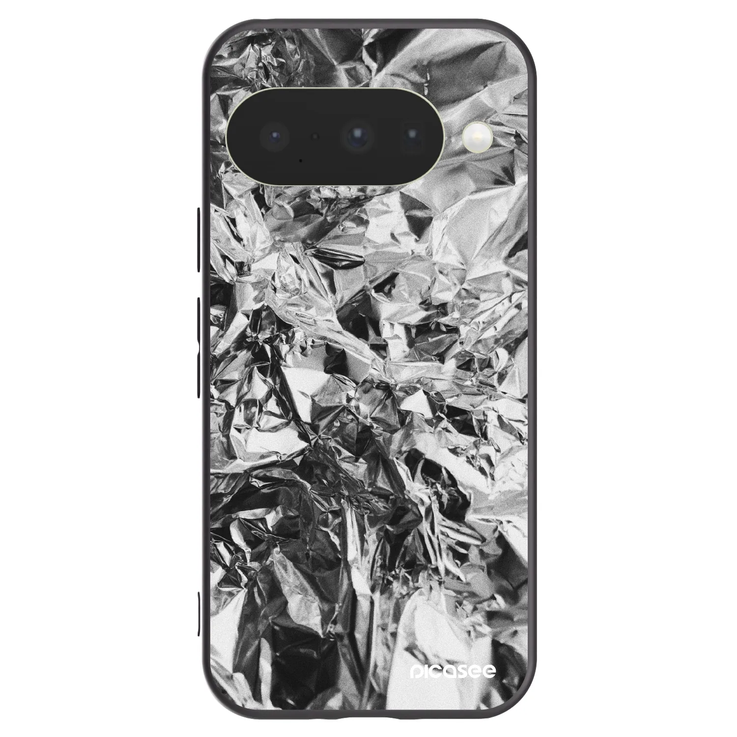 Picasee husă neagră din silicon pentru Google Pixel 10 - Chrome