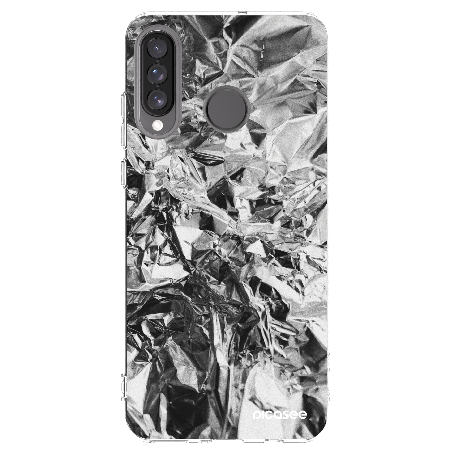 Picasee husă transparentă din silicon pentru Huawei P30 Lite - Chrome