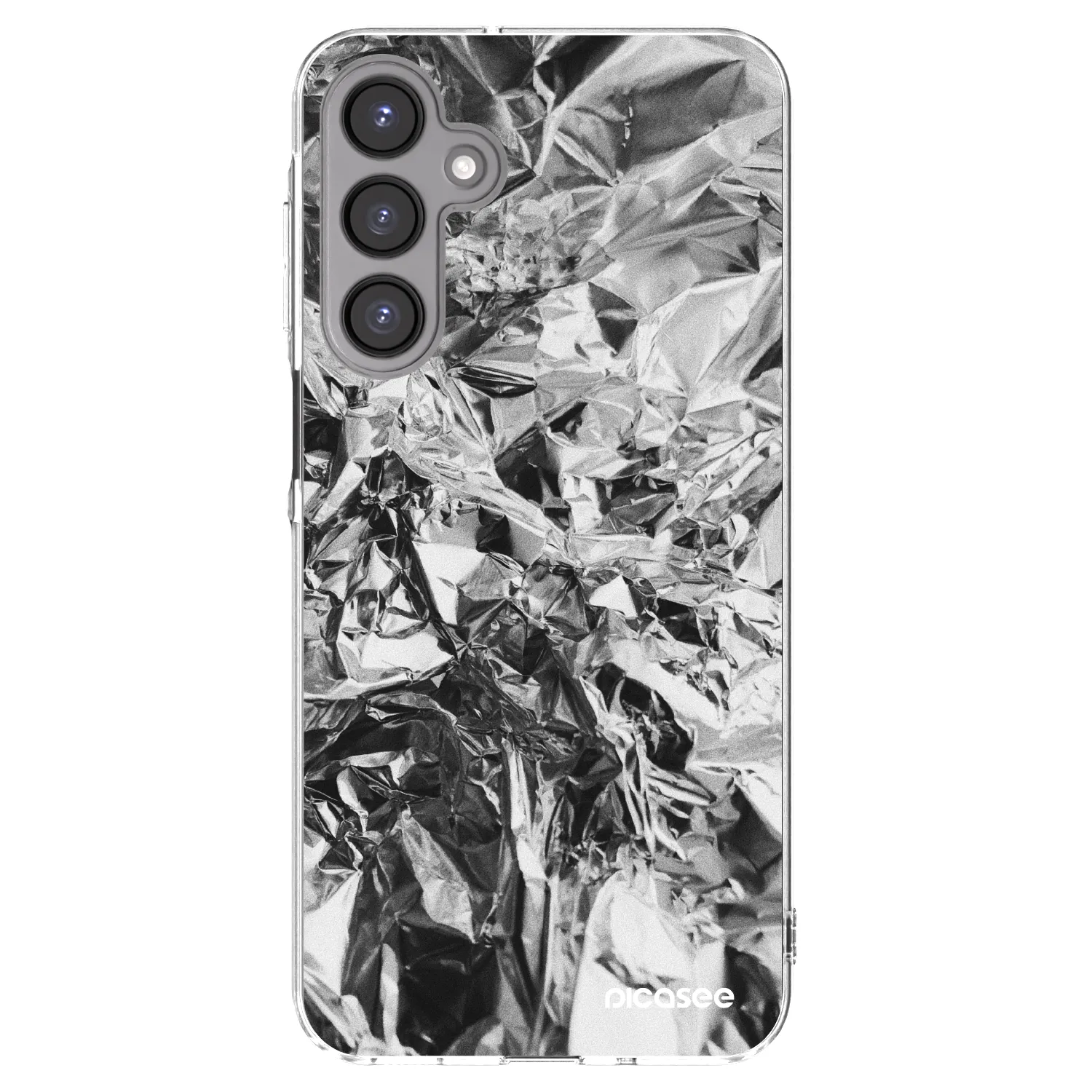 Picasee husă transparentă din silicon pentru Samsung Galaxy A16 4G - Chrome