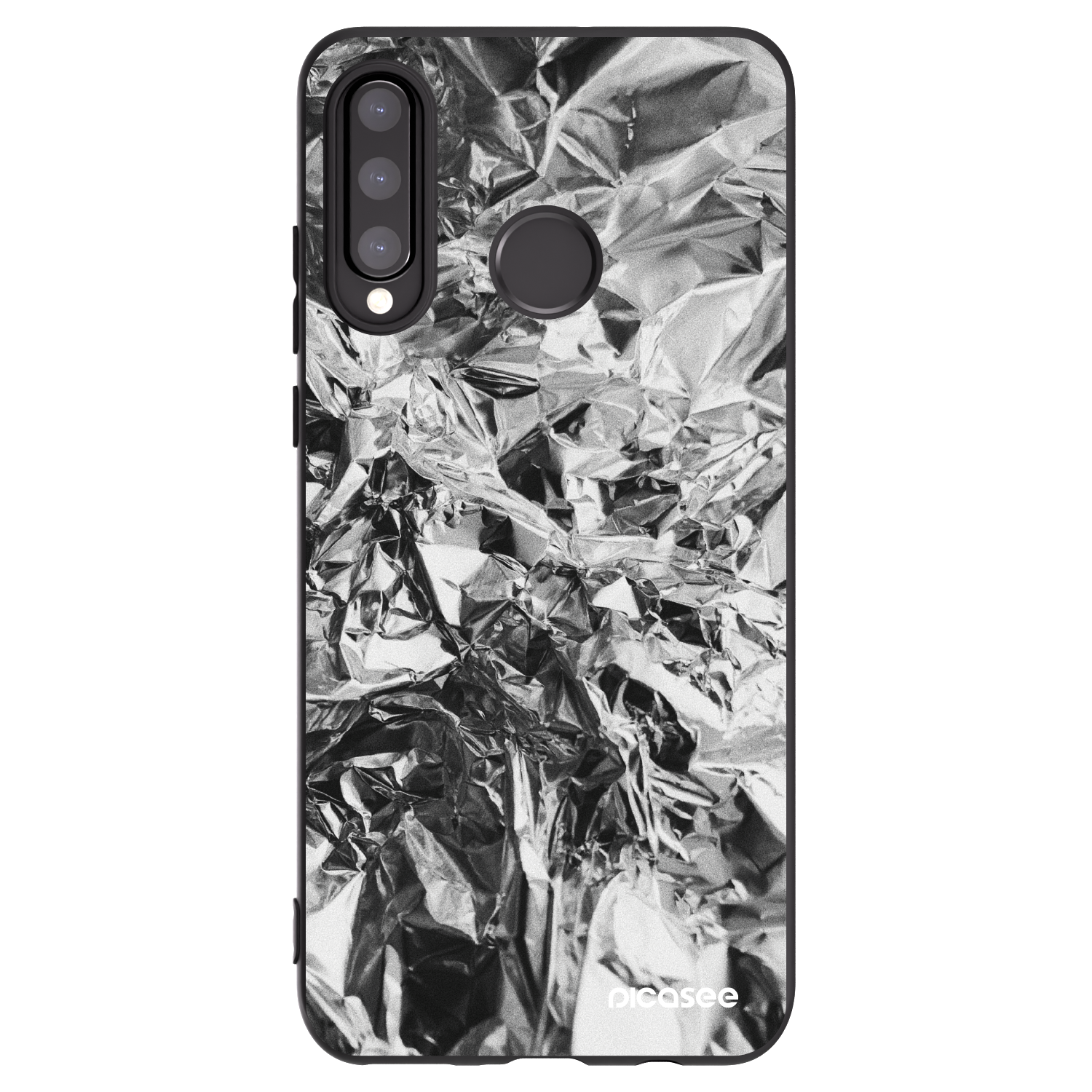 Picasee husă neagră din silicon pentru Huawei P30 Lite - Chrome