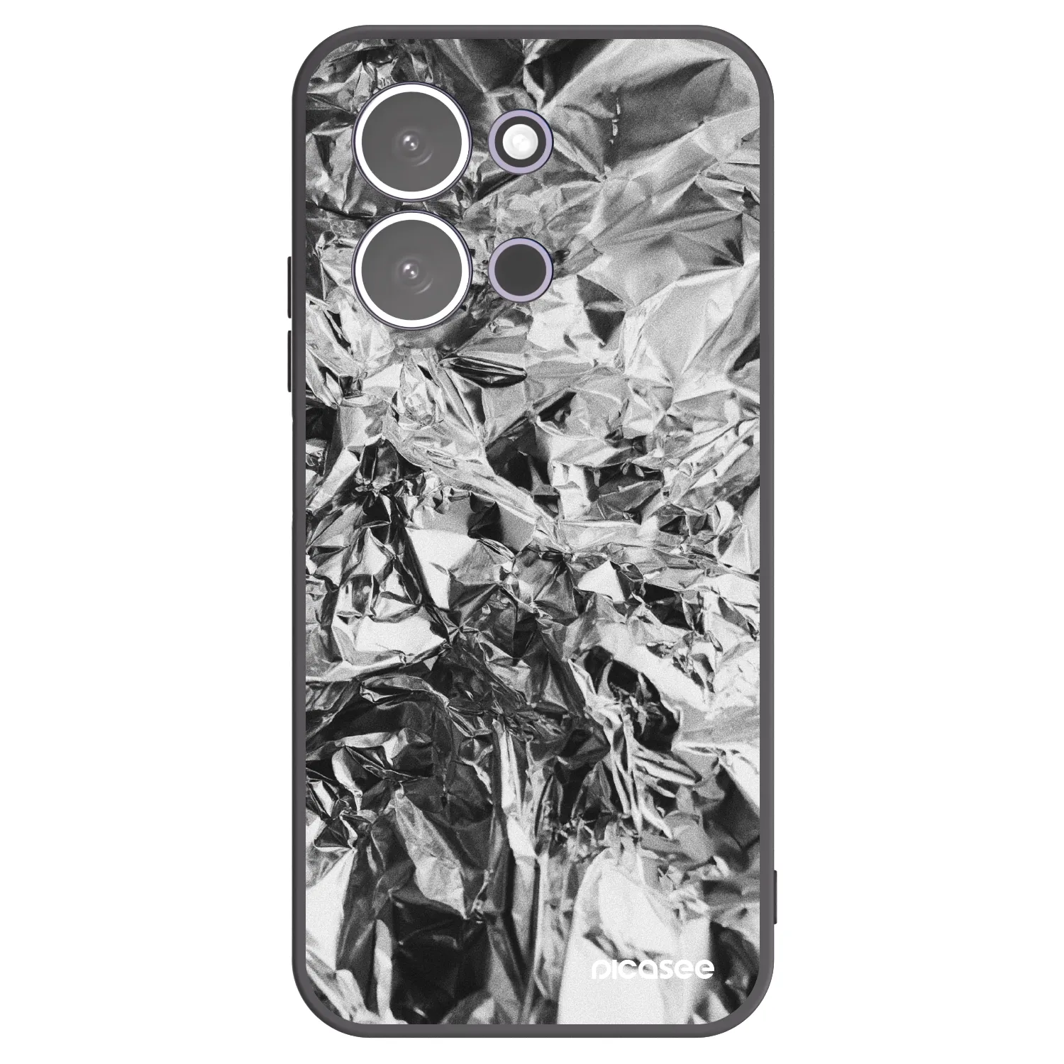 Picasee husă neagră din silicon pentru Xiaomi Redmi 15C 5G - Chrome