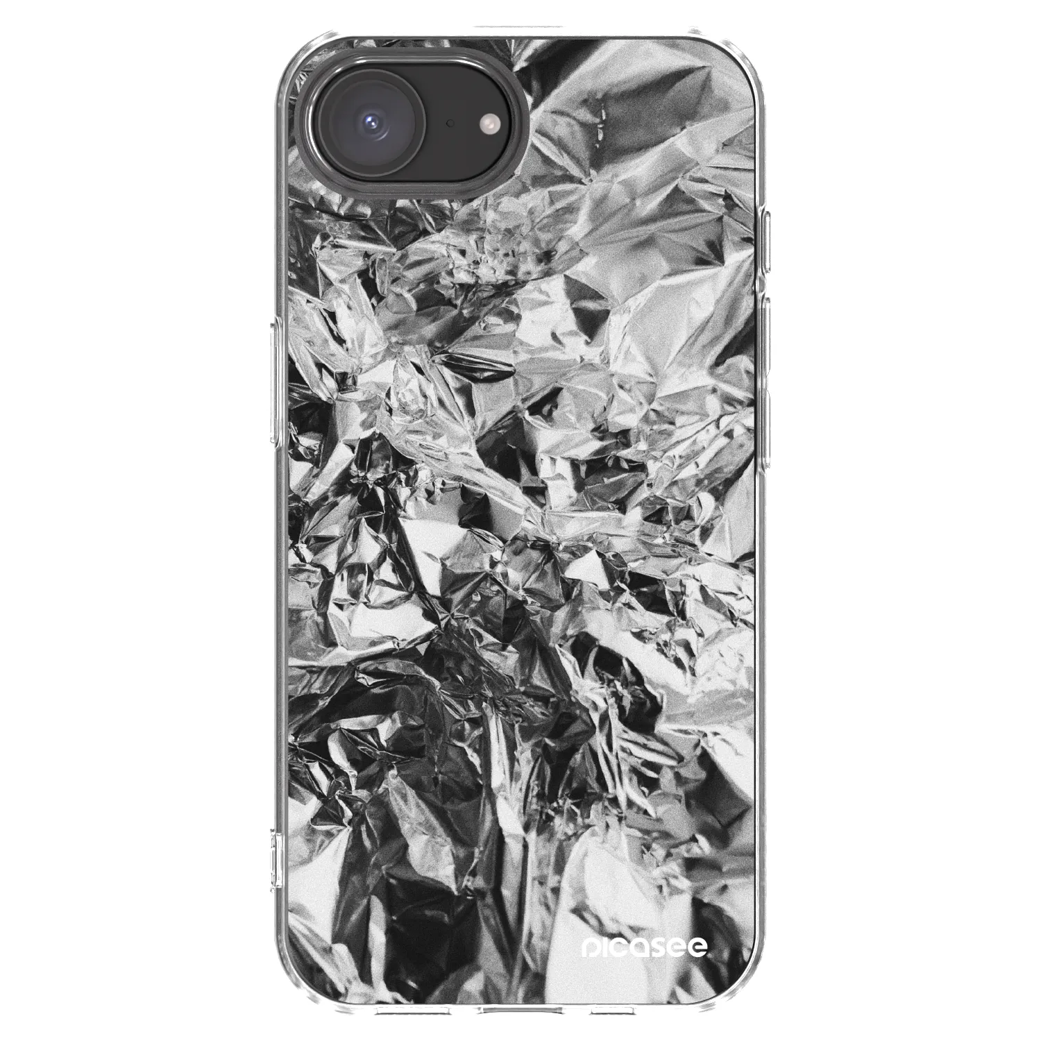Picasee husă transparentă din silicon pentru Apple iPhone 17e - Chrome