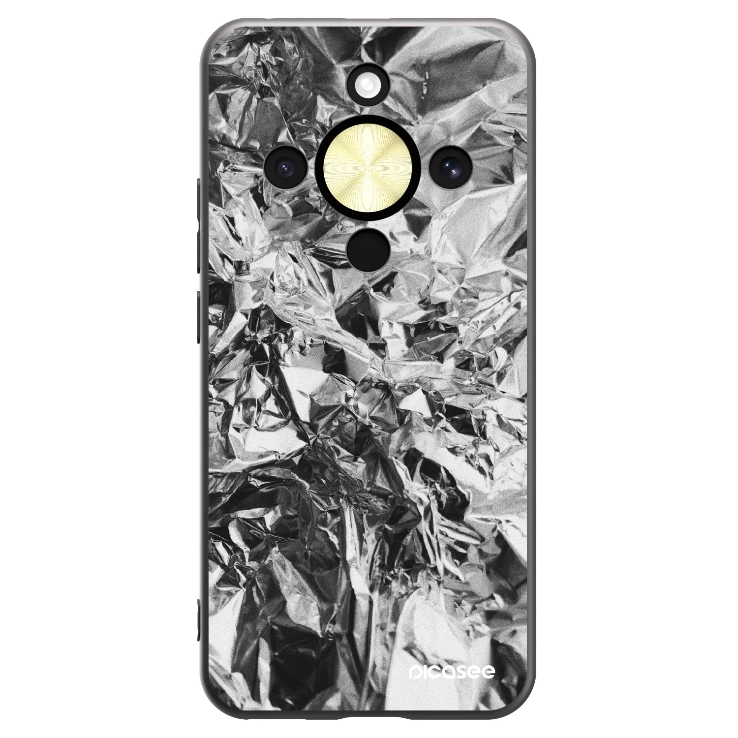 Picasee husă neagră din silicon pentru Honor Magic8 Lite 5G - Chrome