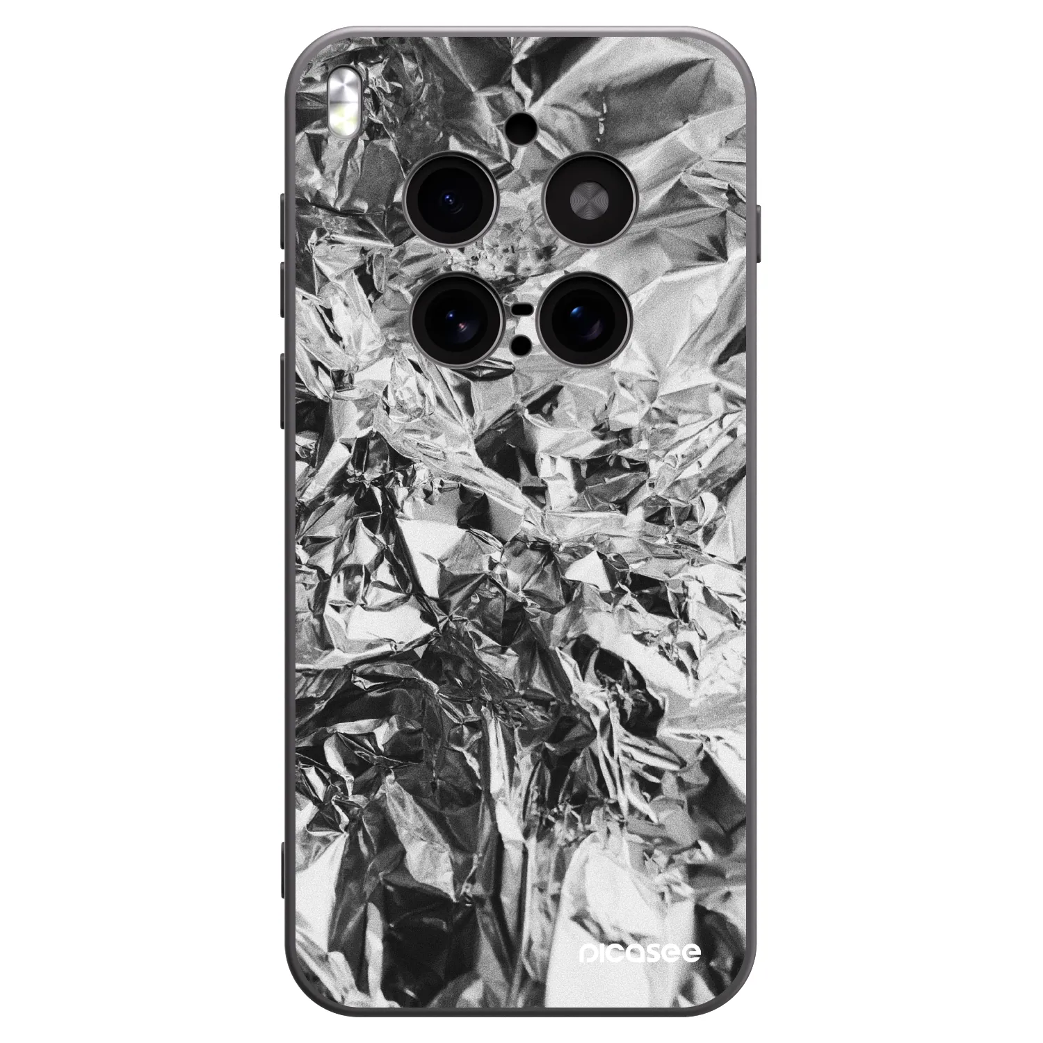 Picasee husă neagră din silicon pentru Vivo X300 Pro - Chrome