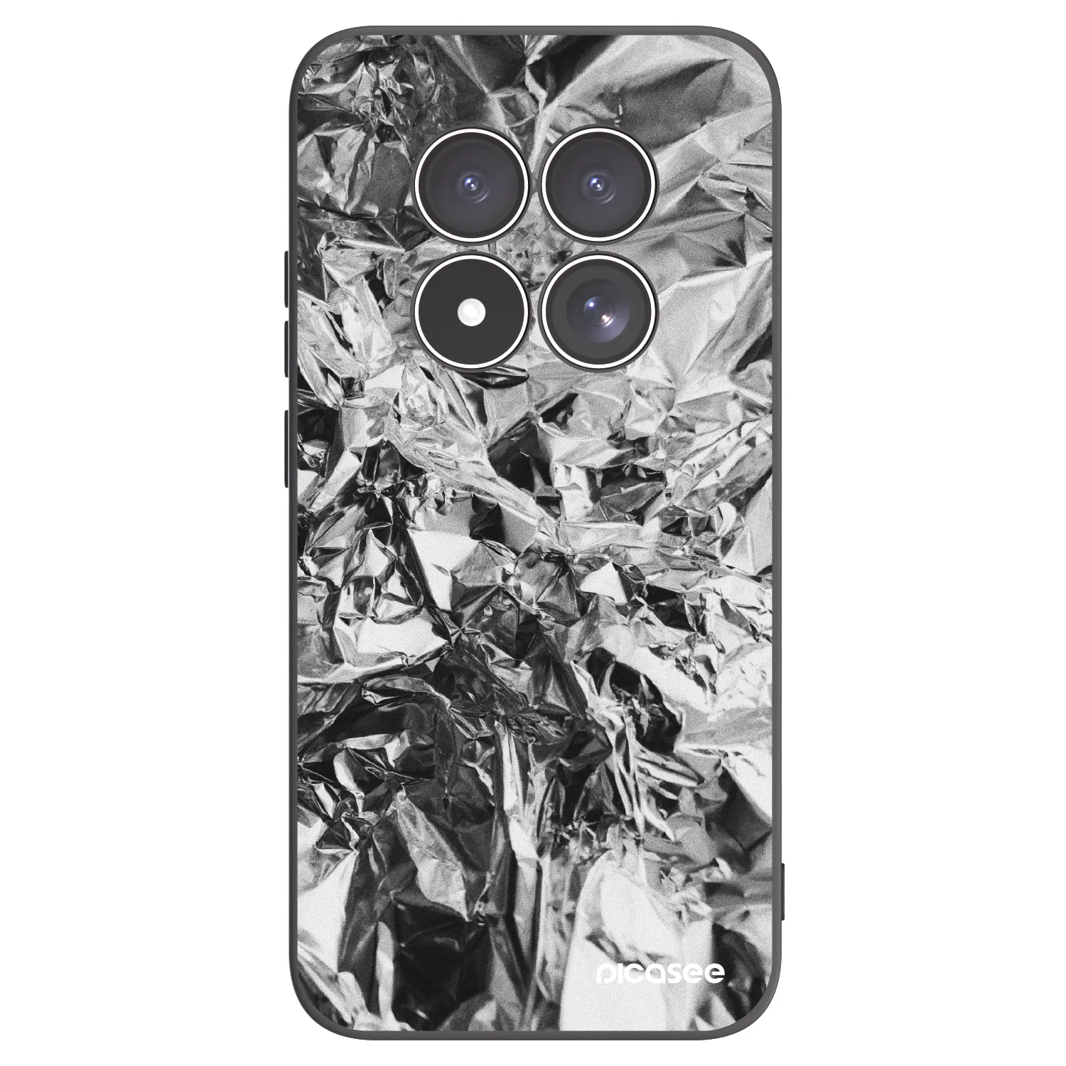 Picasee husă neagră din silicon pentru Xiaomi Redmi Note 15 Pro 5G - Chrome