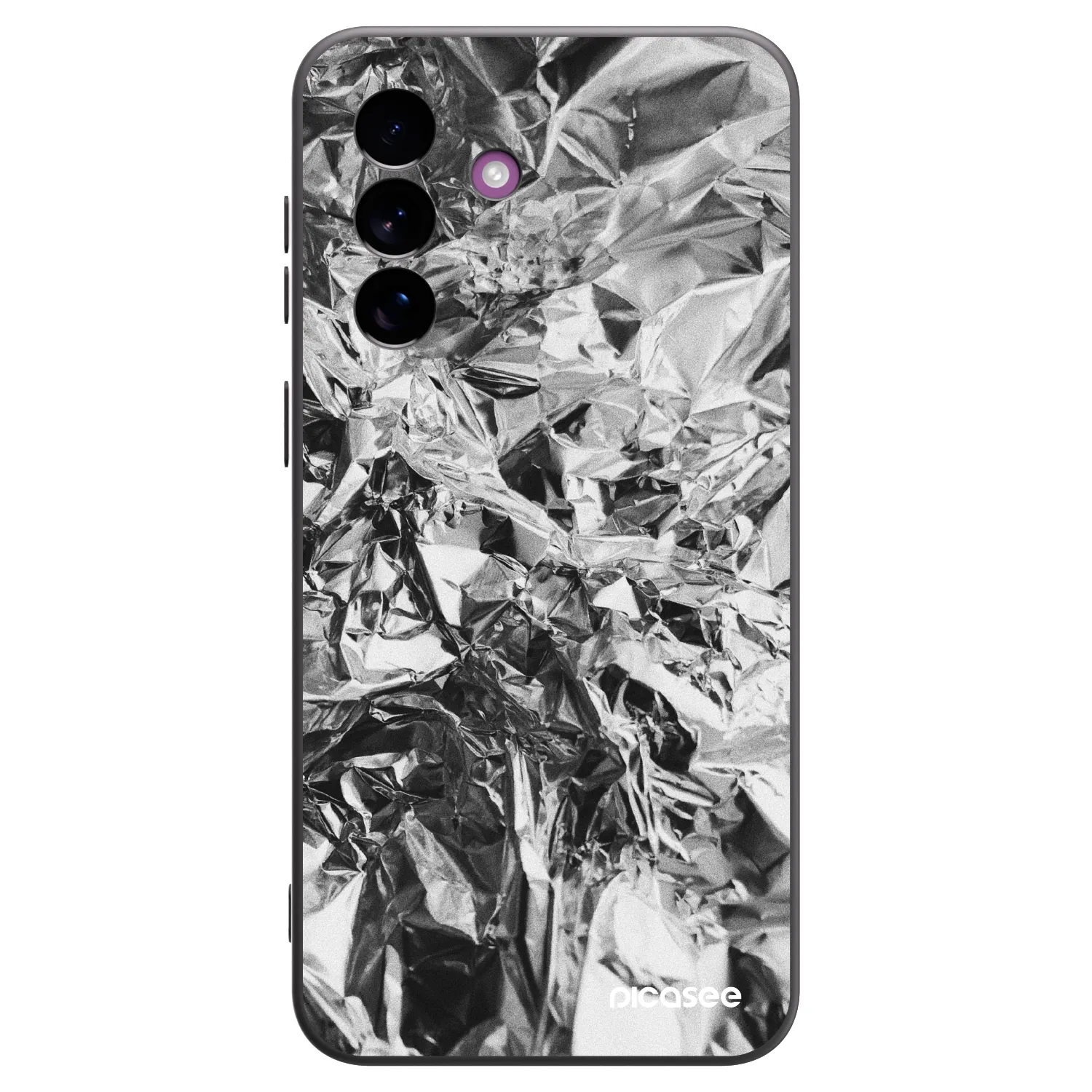 Picasee husă neagră din silicon pentru Samsung Galaxy A37 - Chrome