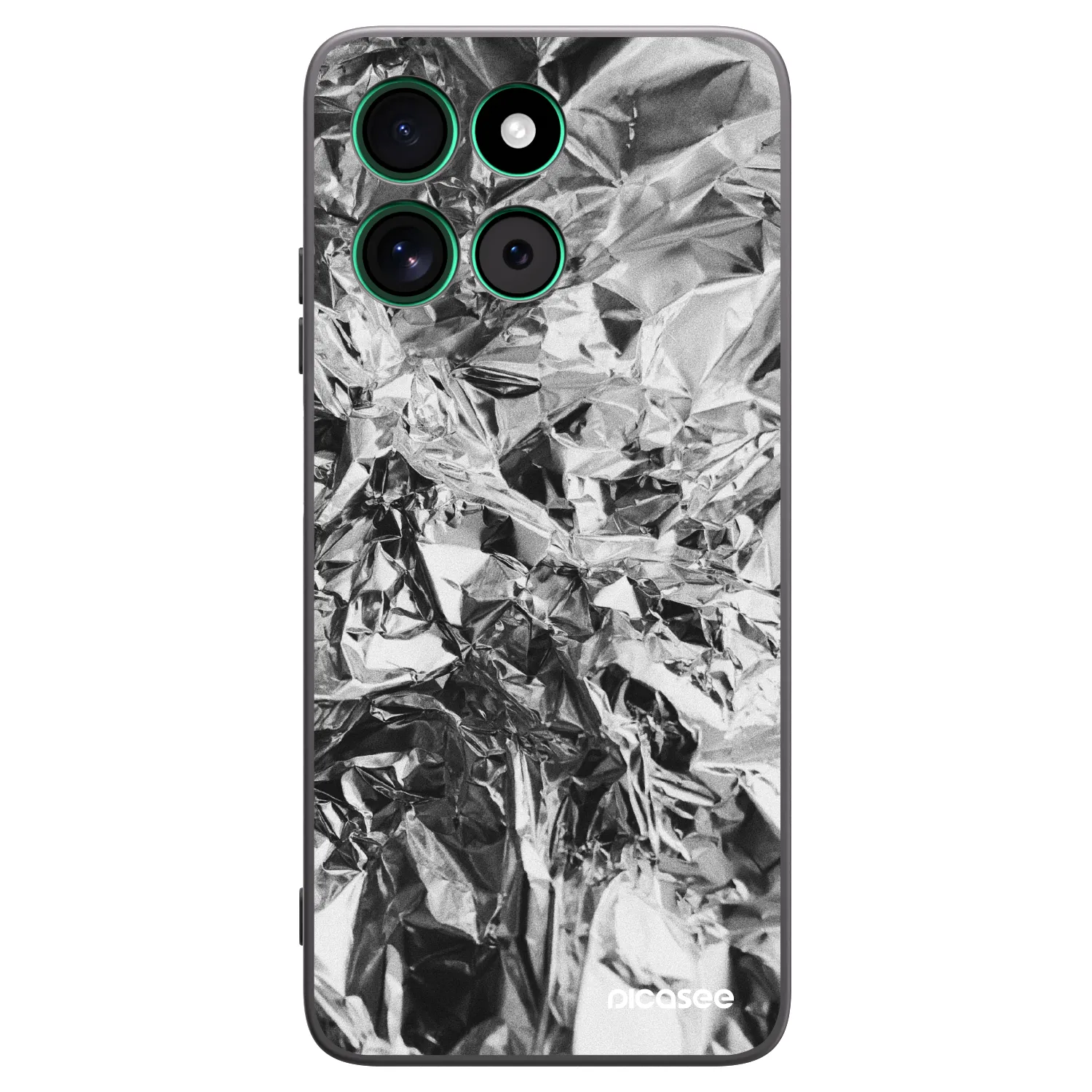 Picasee husă neagră din silicon pentru Motorola Moto G57 Power - Chrome
