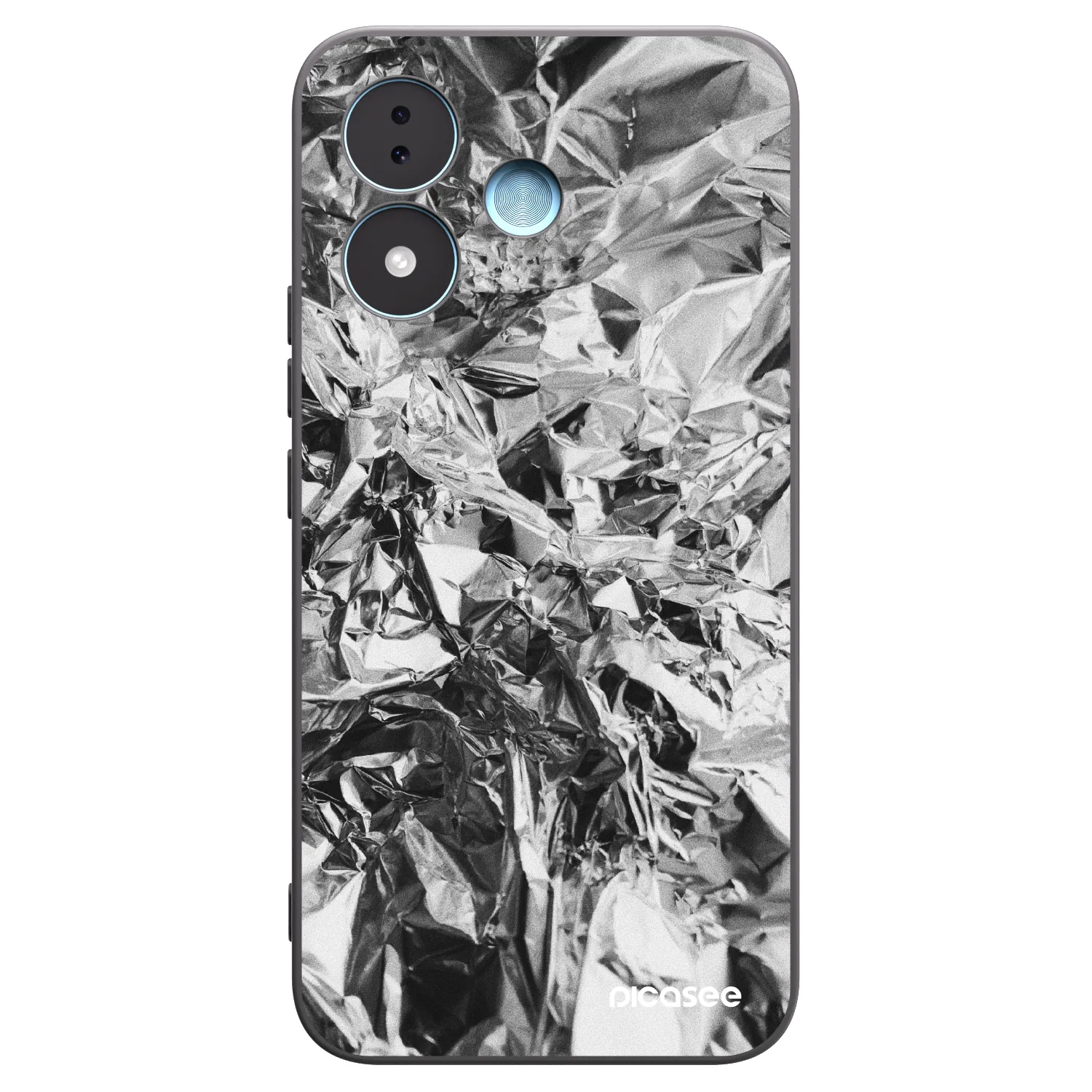 Picasee husă neagră din silicon pentru Xiaomi Redmi Note 17 5G - Chrome