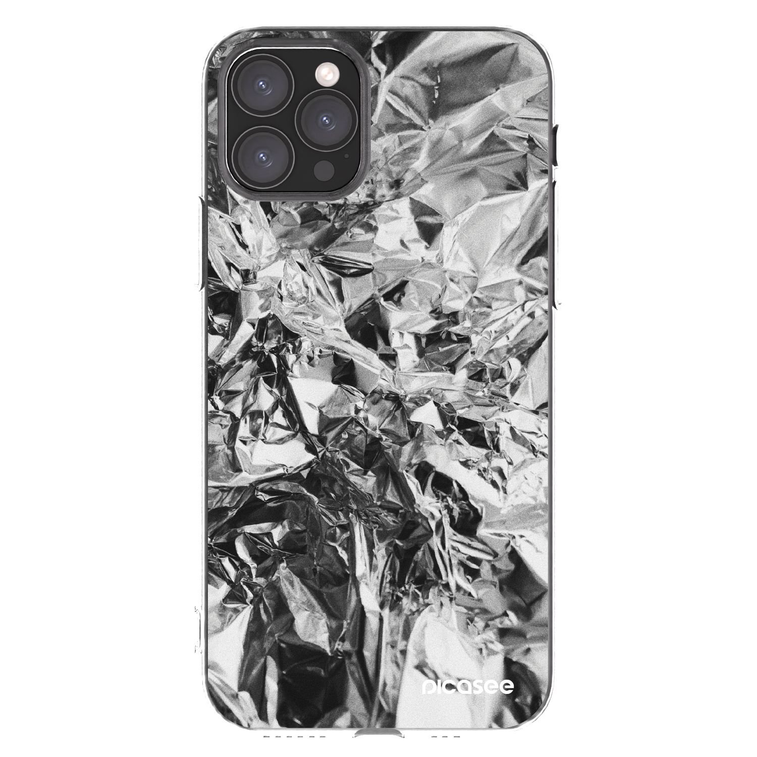 Picasee husă transparentă din silicon pentru Apple iPhone 11 Pro - Chrome