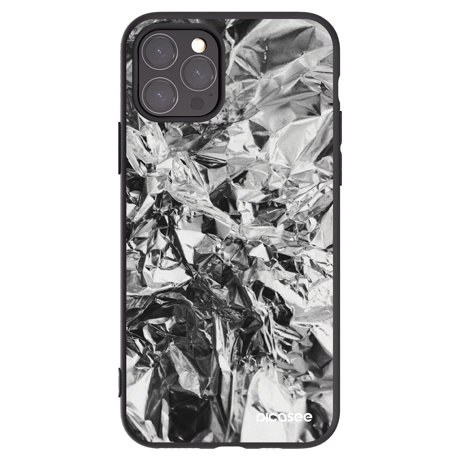 Picasee husă neagră din silicon pentru Apple iPhone 11 Pro - Chrome