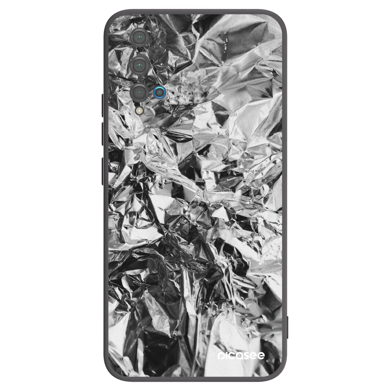 Picasee husă neagră din silicon pentru Huawei Nova 5T - Chrome