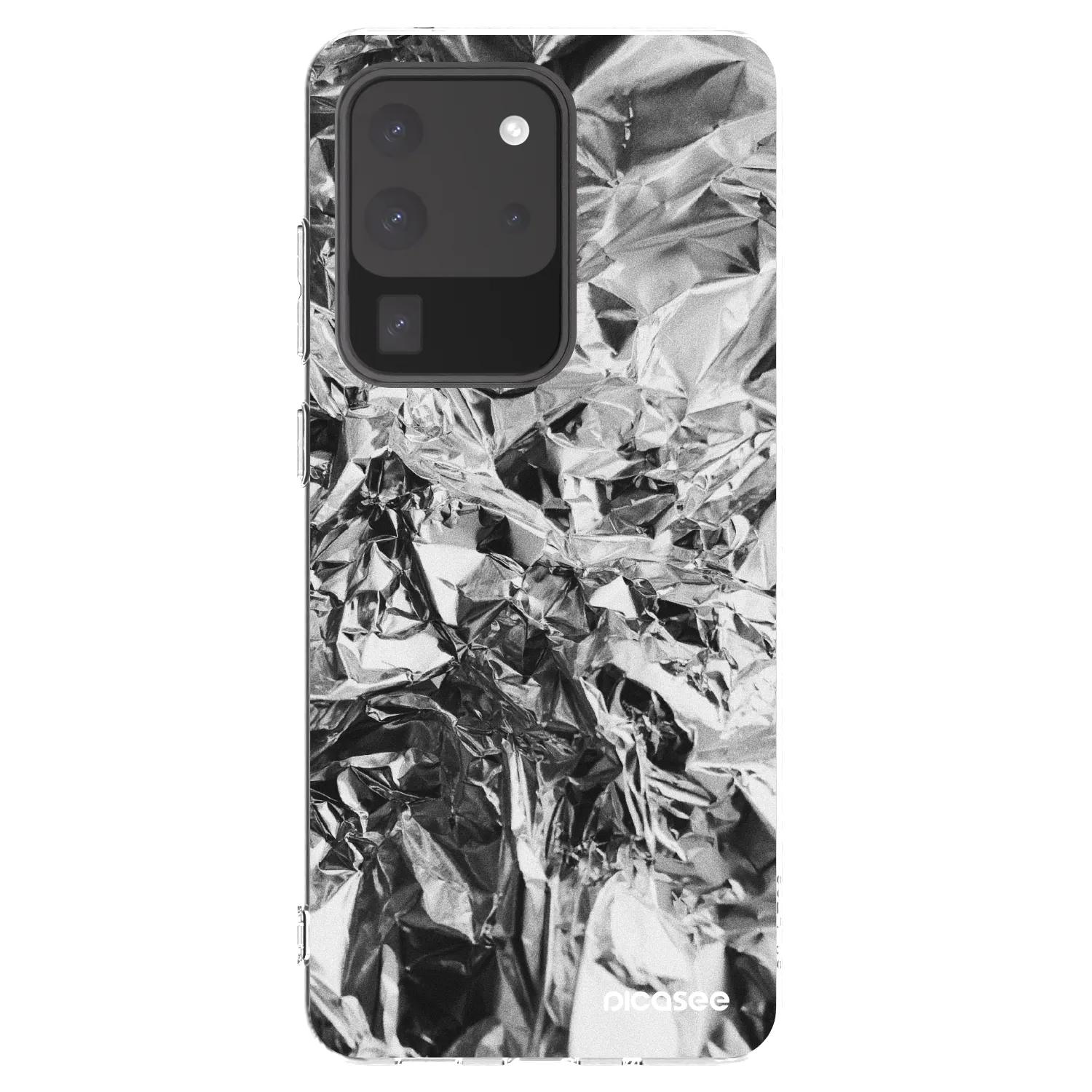 Picasee husă transparentă din silicon pentru Samsung Galaxy S20 Ultra 5G G988F - Chrome