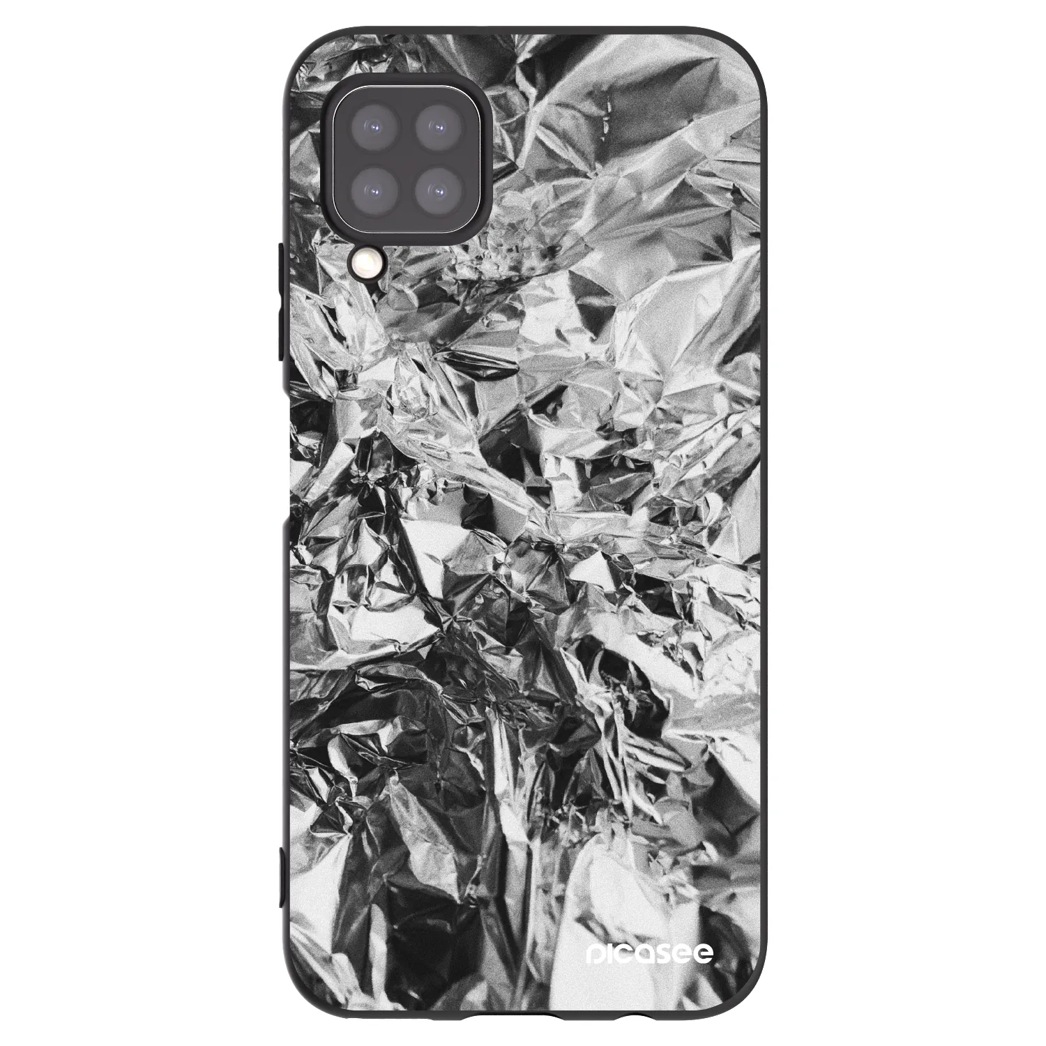 Picasee husă neagră din silicon pentru Huawei P40 Lite - Chrome