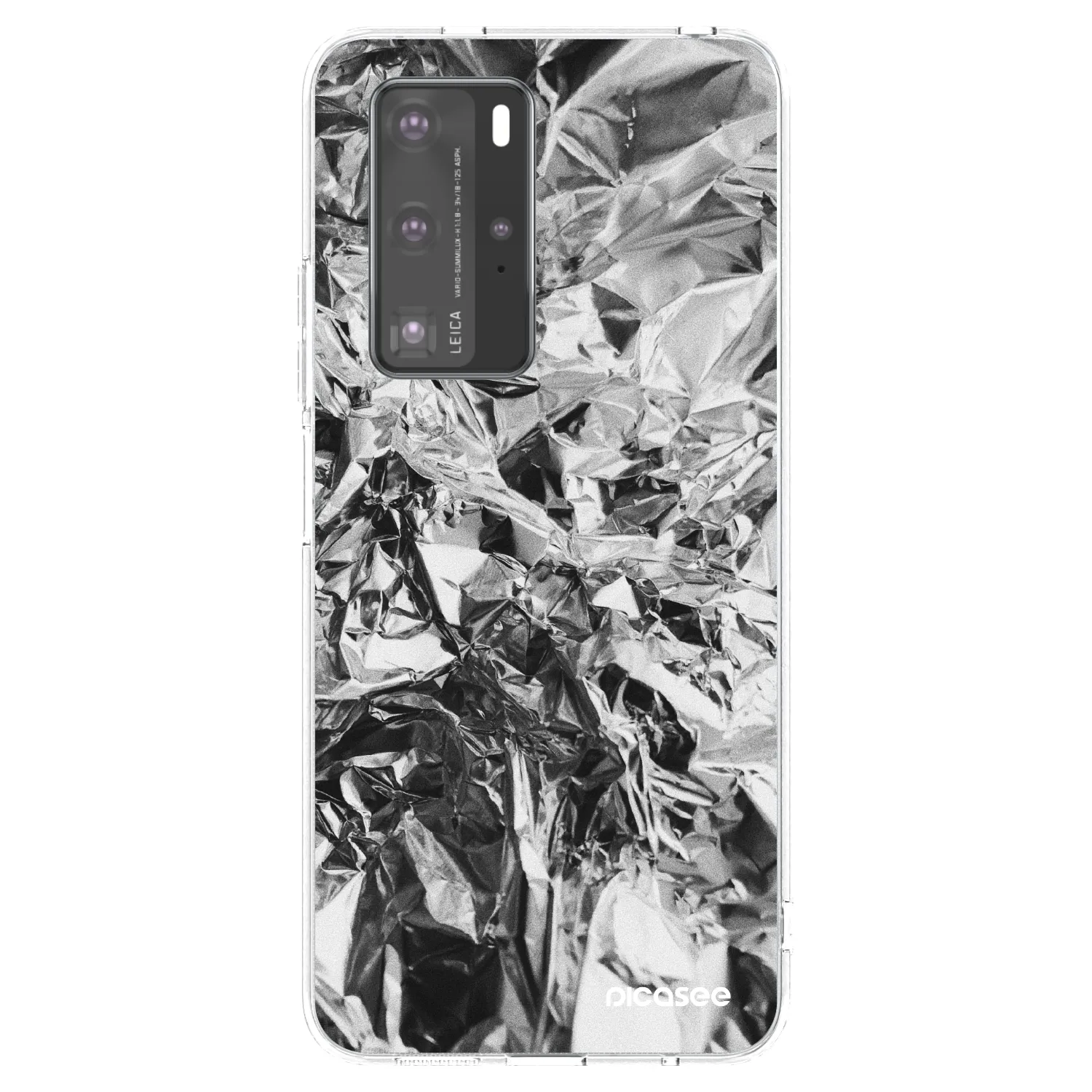 Picasee husă transparentă din silicon pentru Huawei P40 Pro - Chrome