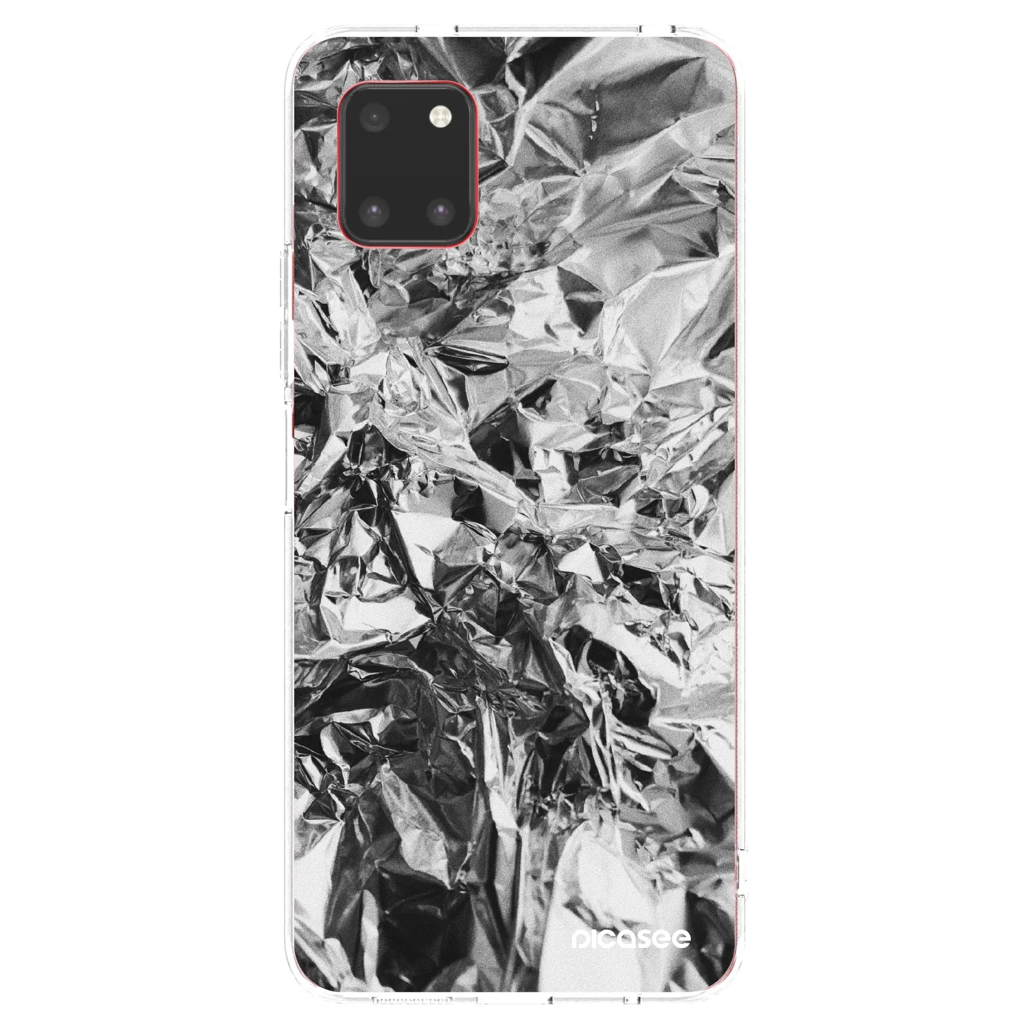 Picasee husă transparentă din silicon pentru Samsung Galaxy Note 10 Lite N770F - Chrome