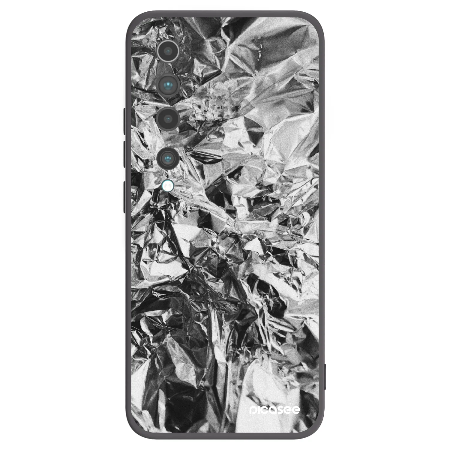 Picasee husă neagră din silicon pentru Xiaomi Mi 10 - Chrome