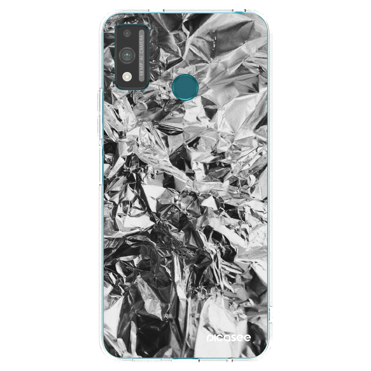 Picasee husă transparentă din silicon pentru Honor 9X Lite - Chrome