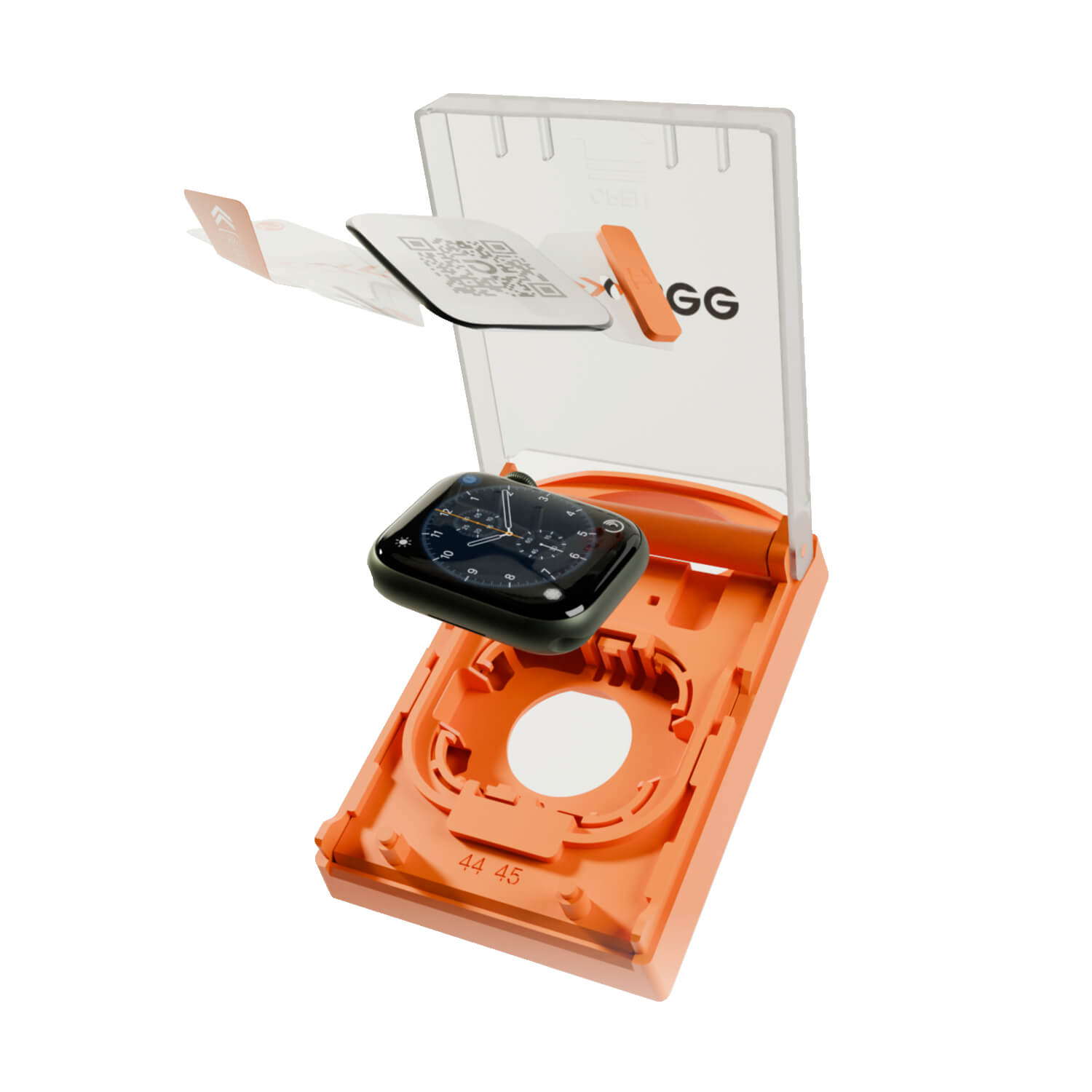 Picasee ULTIMATE sticlă securizată pentru Apple Watch 45 mm (9.series) inclusiv aplicatorul