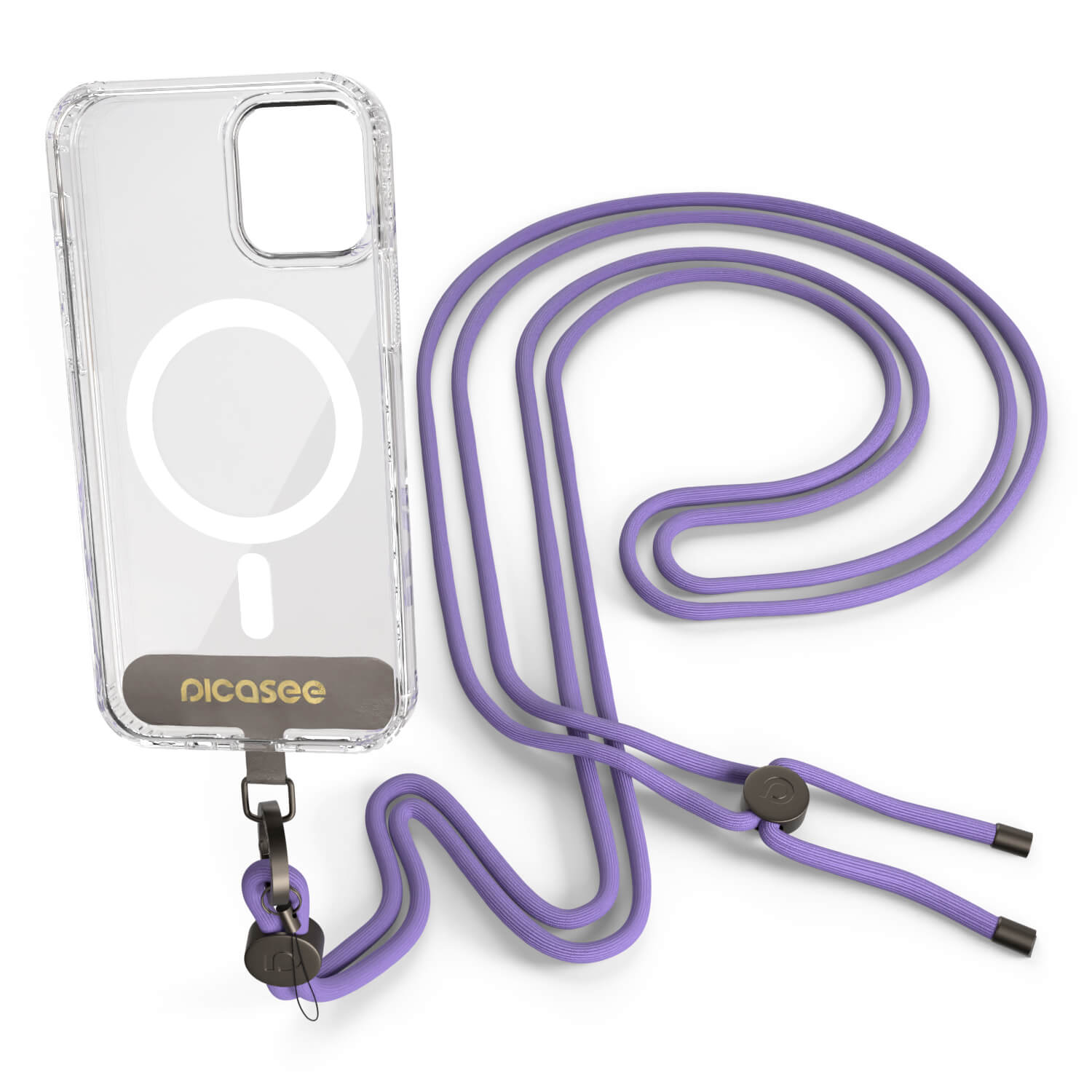 Picasee Cross-body phone strap - Violet