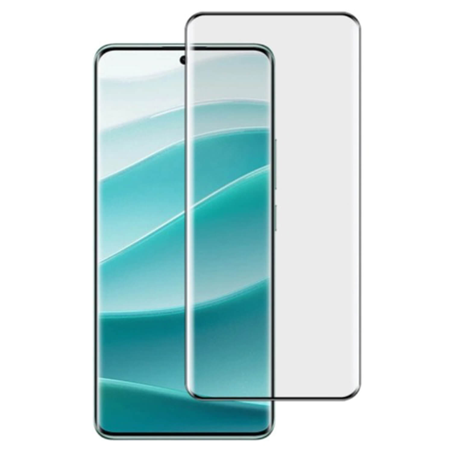 3x Picasee 3D Sticlă securizată 3D cu cadru pentru Xiaomi Redmi Note 14 5G - neagră - 2+1 gratis
