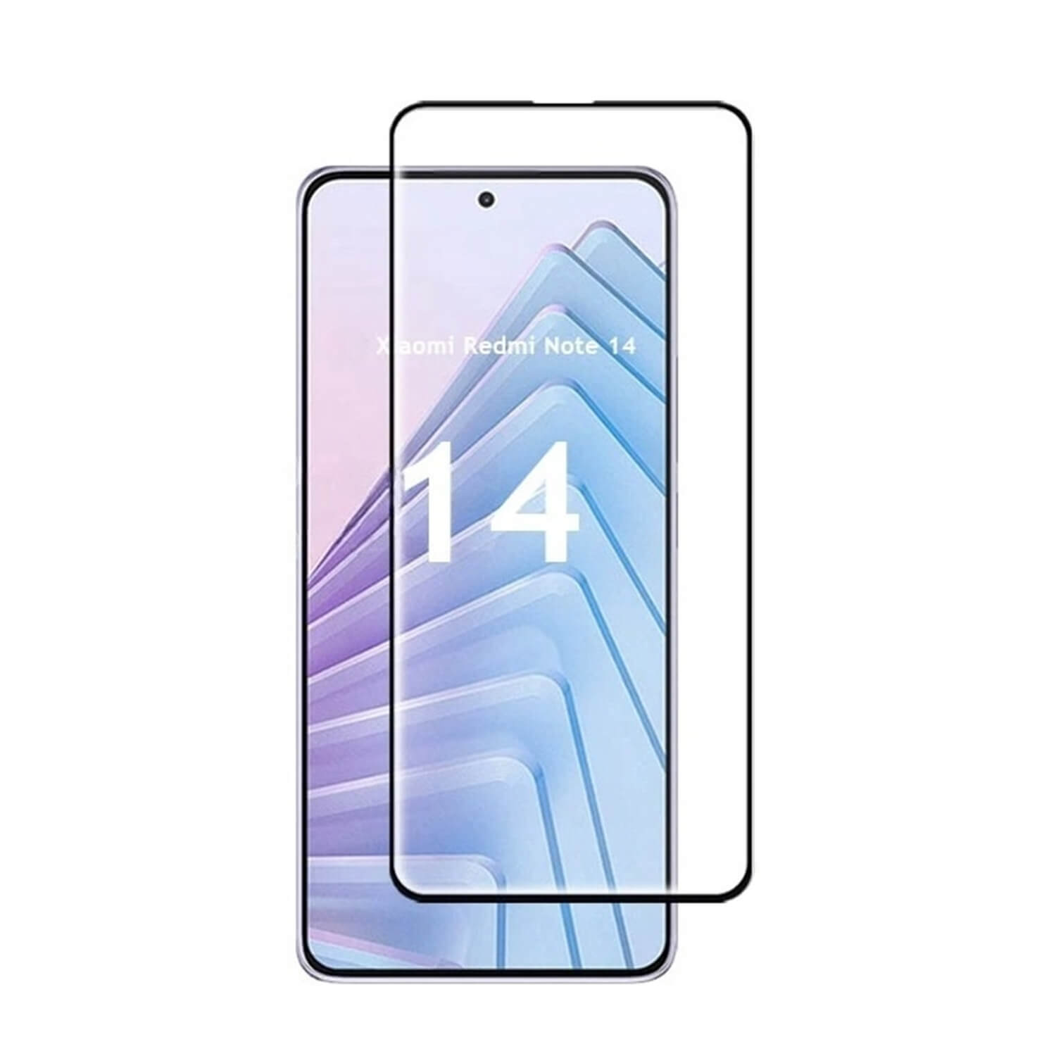 Picasee Sticlă securizată de protecție 3D cu cadru pentru Xiaomi Redmi Note 14 4G - neagră