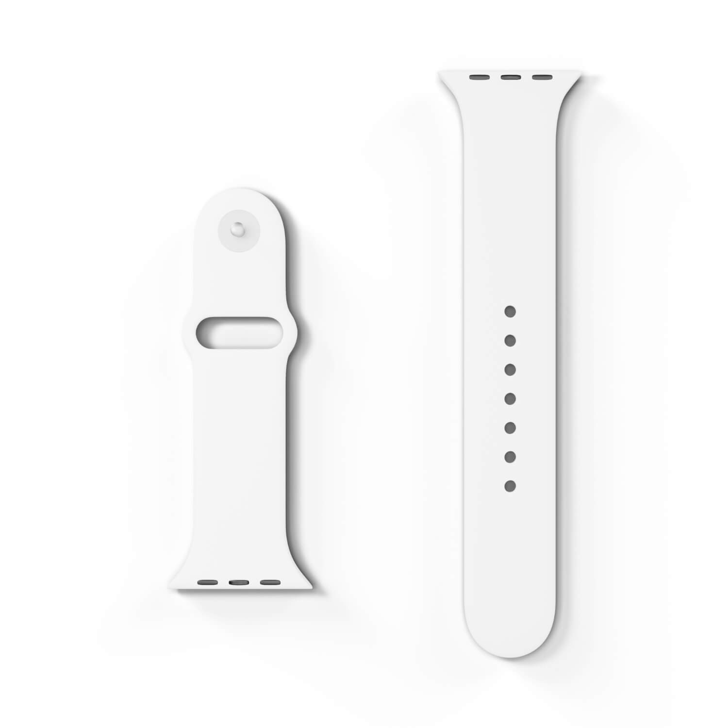 Picasee Centura cu gravura Apple Watch 41 mm (7.series) - Albă