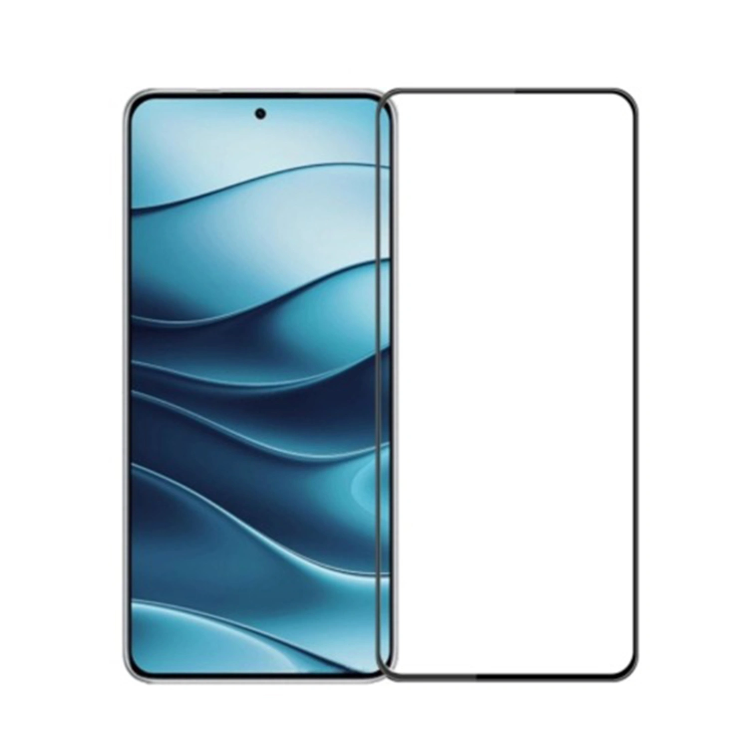 3x Picasee 3D Sticlă securizată 3D cu cadru pentru Xiaomi Redmi Note 14S - neagră - 2+1 gratis