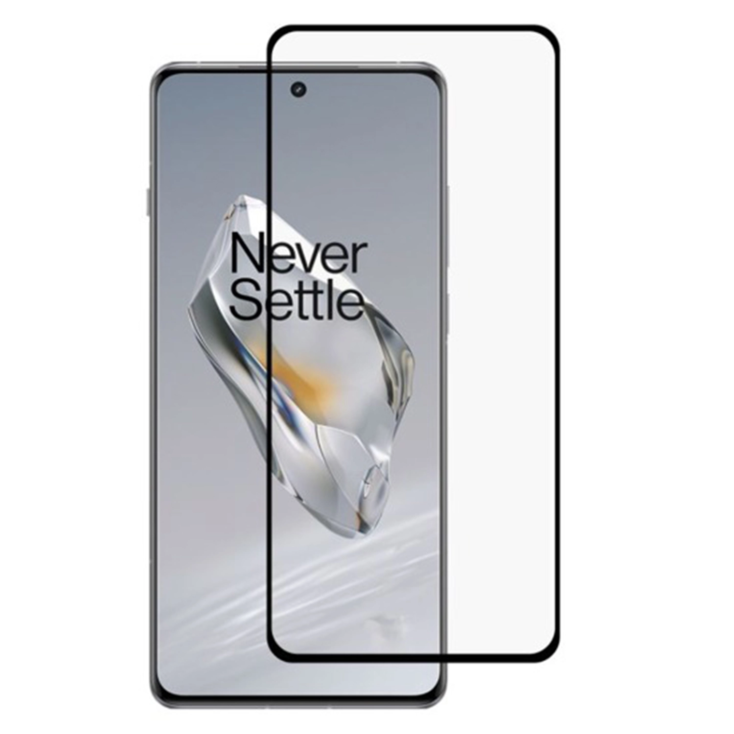Picasee Sticlă securizată de protecție 3D cu cadru pentru OnePlus 13R 5G - neagră