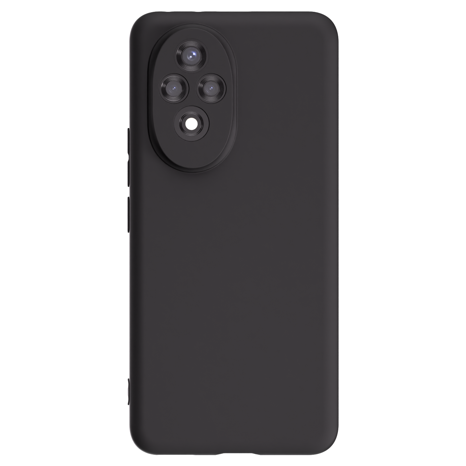 Picasee husă neagră din silicon pentru Honor 200 5G - Huse personalizate