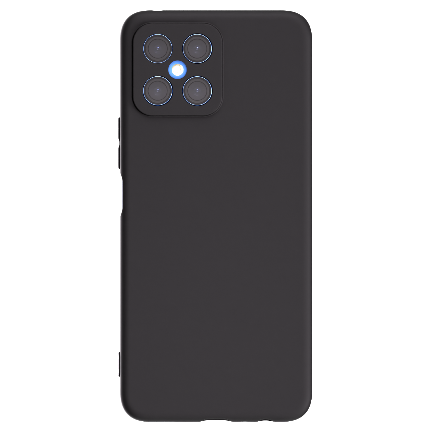 Picasee husă neagră din silicon pentru Honor X8 4G - Huse personalizate