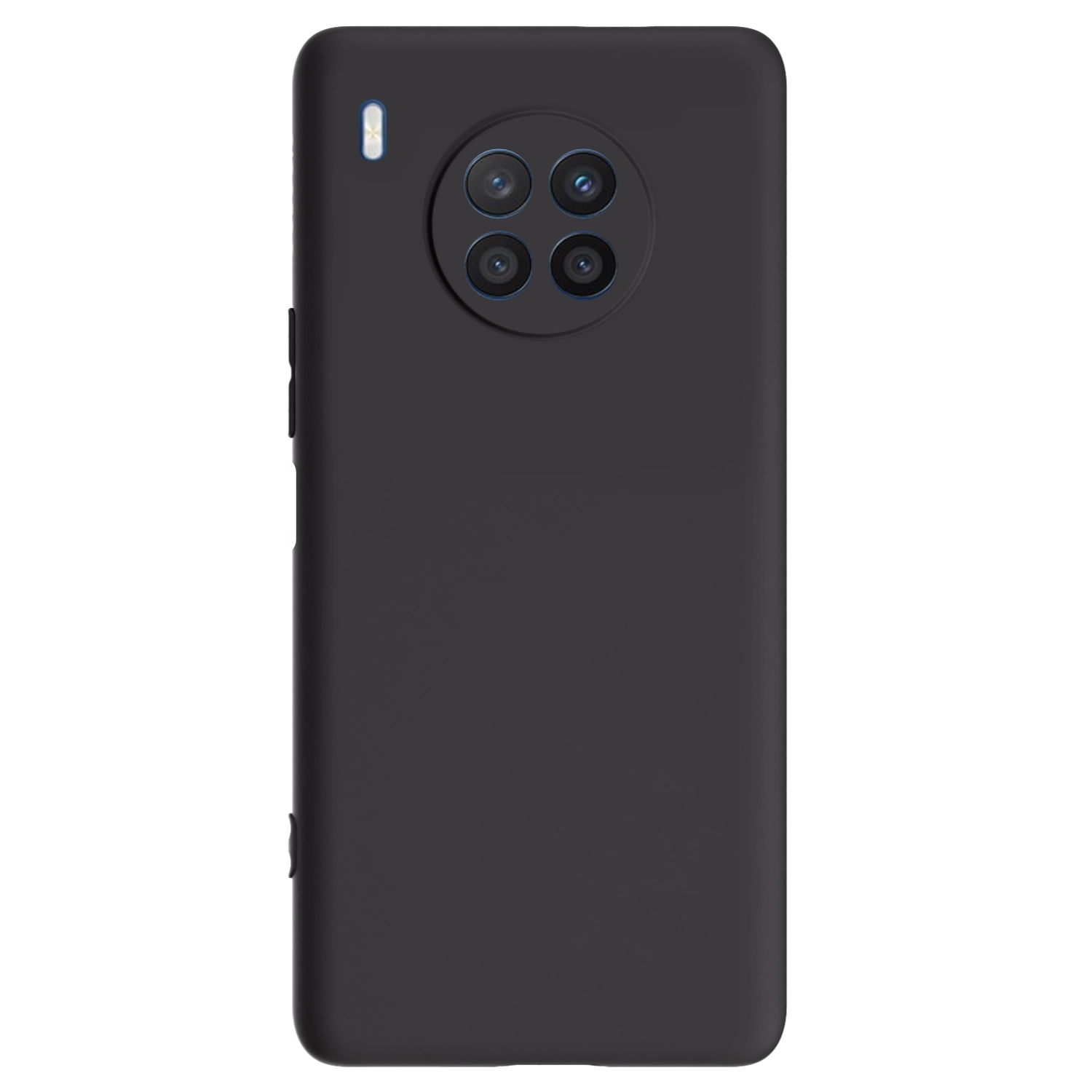 Picasee husă neagră din silicon pentru Honor 50 Lite - Huse personalizate