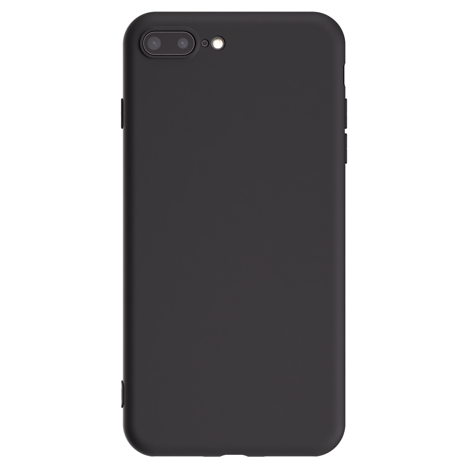 Picasee husă neagră din silicon pentru Apple iPhone 7 Plus - Huse personalizate