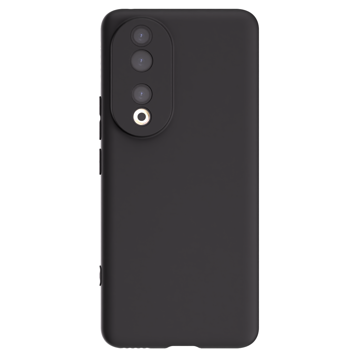 Picasee husă neagră din silicon pentru Honor 90 5G - Huse personalizate