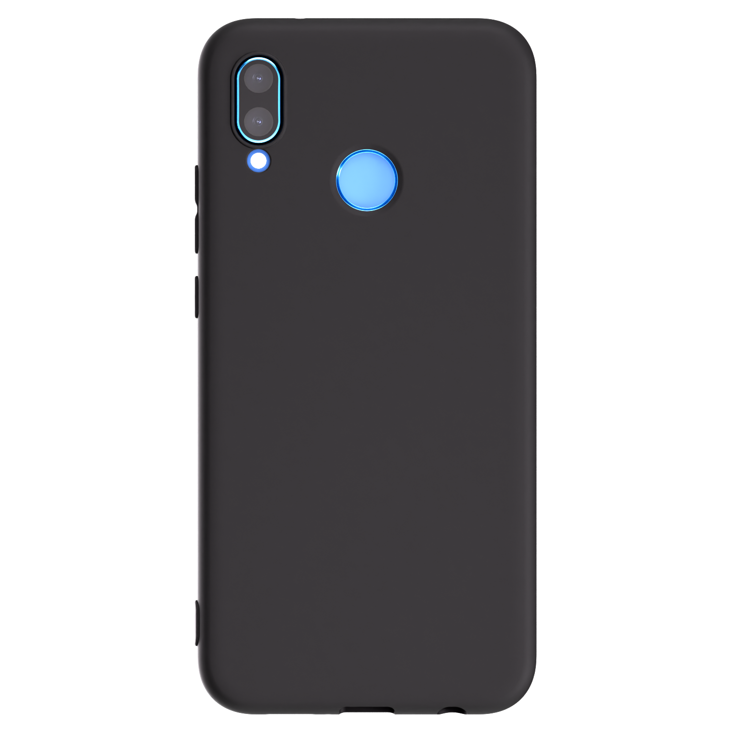Picasee husă neagră din silicon pentru Huawei P20 Lite - Huse personalizate