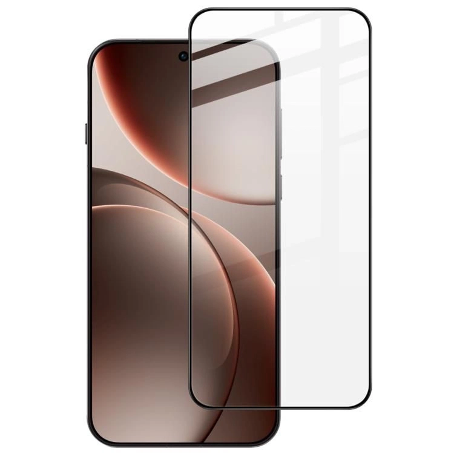 Picasee Sticlă securizată de protecție 3D cu cadru pentru OPPO Find X9 Pro - neagră