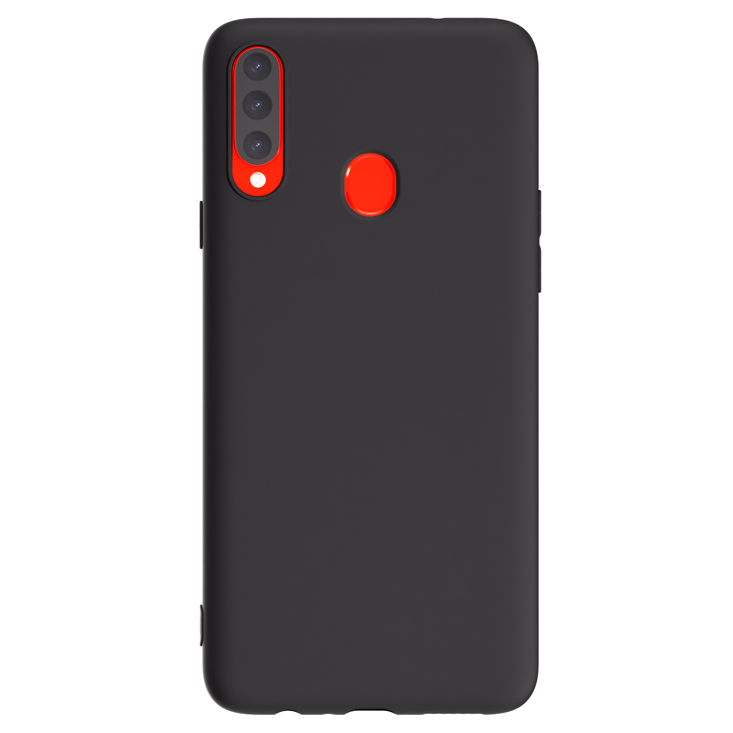 Picasee husă neagră din silicon pentru Samsung Galaxy A20s - Huse personalizate