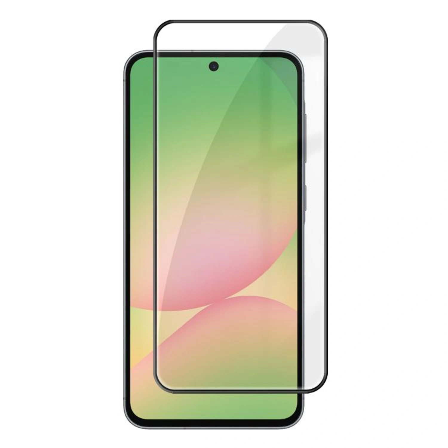 Picasee Sticlă securizată de protecție 3D cu cadru pentru Samsung Galaxy A57 5G - neagră